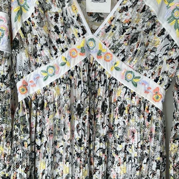 NWT Free People Cherry Blossom Floral Lace Dress - Picture 7 of 11